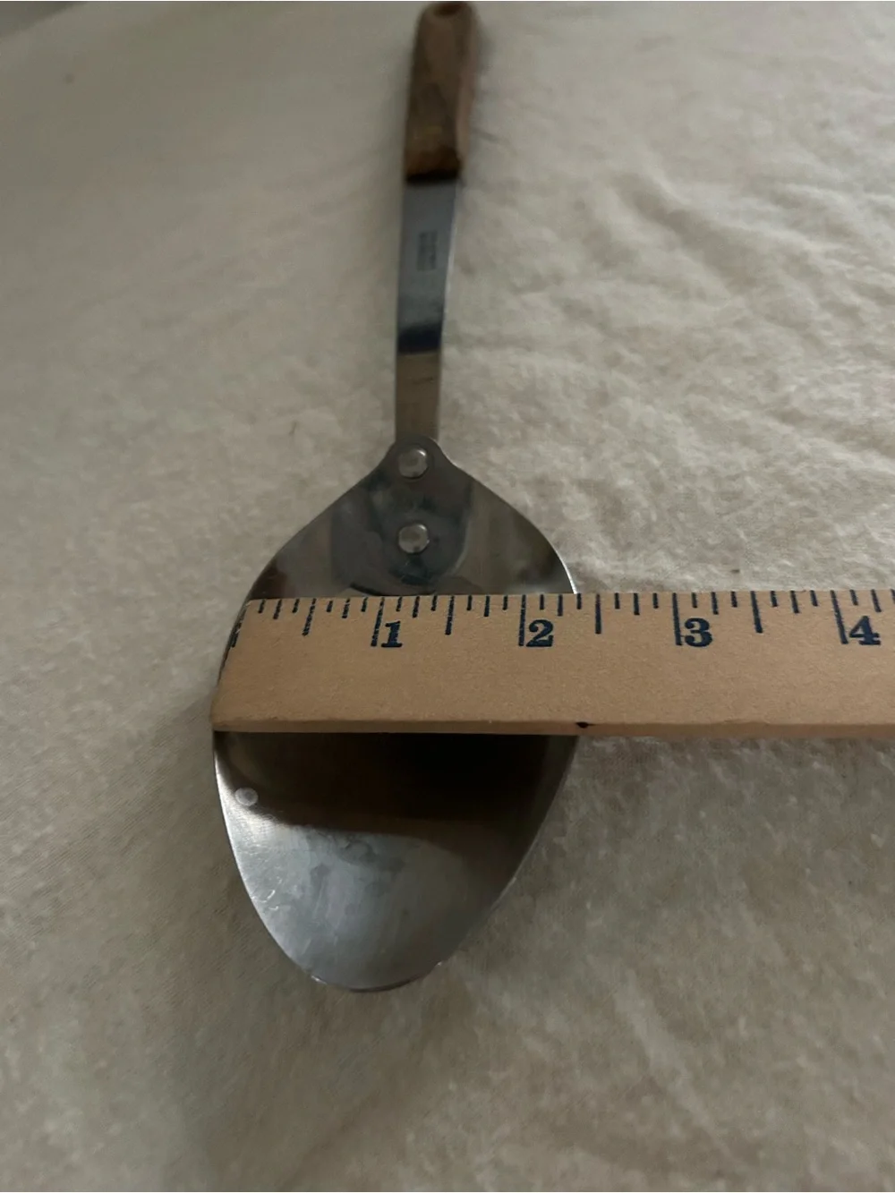 Robinson Vintage Serving Spoon with wood Handle 12